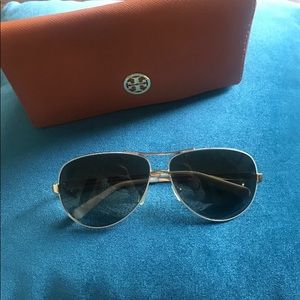 Tory Burch Aviator Sunglasses